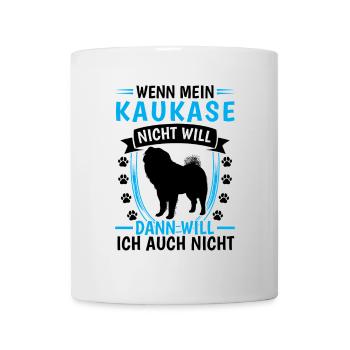 Caucasian Ovcharka does not want - Mug - white - Front