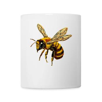 abeilles apiculteur miel apiculteur abeilles abeille mignonne - Mug blanc - blanc - Devant
