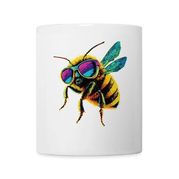 abeilles apiculteur miel apiculteur abeilles abeille mignonne - Mug blanc - blanc - Devant