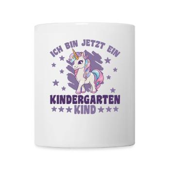 Je suis un enfant de maternelle maternelle licorne - Mug blanc - blanc - Devant