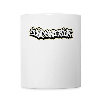 Indonesien Graffiti Tag Sketchbook - Tasse - Weiß - Vorne