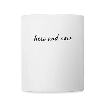 Ici et maintenant - La santé mentale est importante - Mug blanc - blanc - Devant