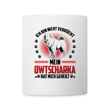Caucasian Ovcharka Heals Me - Mug - white - Front