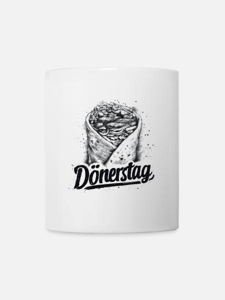 Döner Shirt - Tasse - Weiß