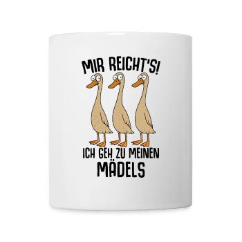 J’en ai assez, je vais voir mes filles - Mug blanc - blanc - Devant