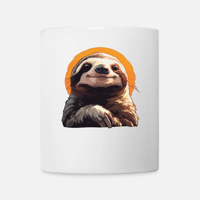 Faultiere Faultier - Tasse - Weiß