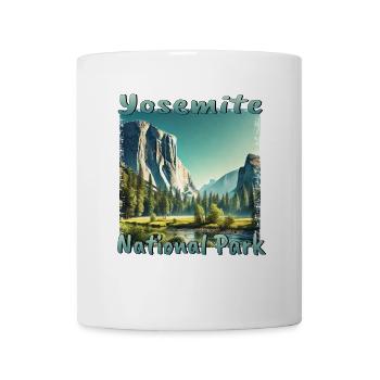 Parc national de Yosemite Printemps Nature Randonnée - Mug blanc - blanc - Devant
