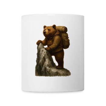 Randonnée avec les grizzlis - Mug blanc - blanc - Devant