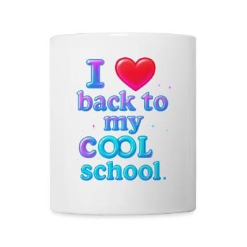 Neon Retro Back to School Design - Mug - white - Front