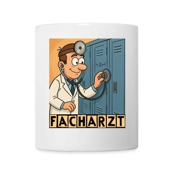 Facharzt by Rico Beck - Tasse - Weiß - Vorne