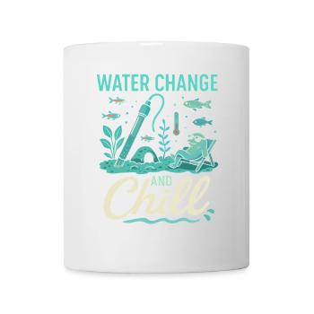 Wasserwechsel und Abkühlung - Tasse - Weiß - Vorne