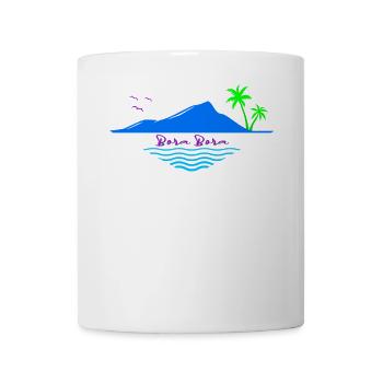 Bora Bora Palm Trees Island Sea Dream Beach Souvenir - Mug - white - Front