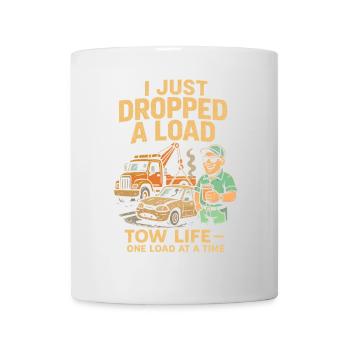 Ich habe gerade eine Last abgeworfen Leben eine - Tasse - Weiß - Vorne