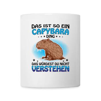 Une telle chose de Capybara Capybara - Mug blanc - blanc - Devant