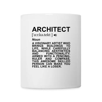 Architect Meaning - Mug - white - Front
