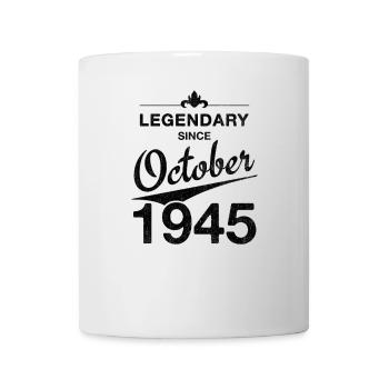 80th Birthday Legendary since October 1945 Vintage - Mug - white - Front