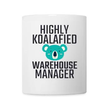 Warehouse Manager Koalafied - Tasse - Weiß - Vorne