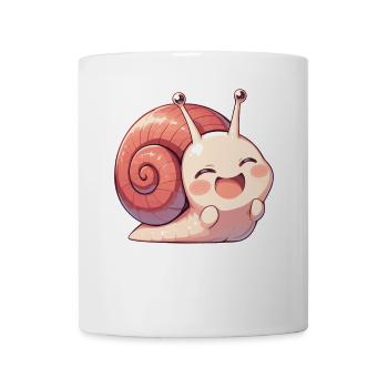 Schnecken Schnecke - Tasse - Weiß - Vorne