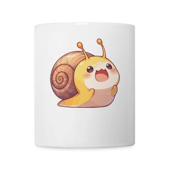 Schnecken Schnecke - Tasse - Weiß - Vorne