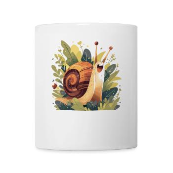 Schnecken Schnecke - Tasse - Weiß - Vorne