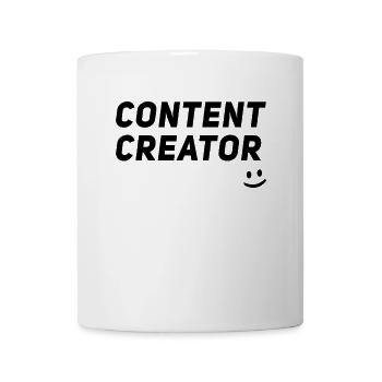 Content Creator - Blogger Vlogger Influencer - Tasse - Weiß - Vorne