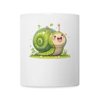 Schnecken Schnecke - Tasse - Weiß - Vorne