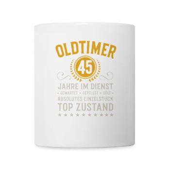Company Anniversary 45 Years Anniversary Anniversary - Mug - white - Front