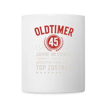 Company Anniversary 45 Years Anniversary Anniversary - Mug - white - Front