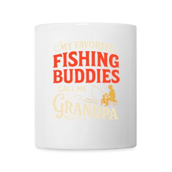 Meine Lieblings-Angelkameraden nennen mich Opa - Tasse - Weiß - Vorne