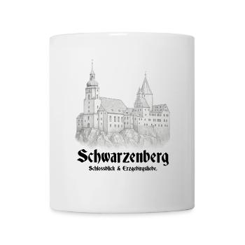 Schwarzenberg Schlossblick - Tasse - Weiß - Vorne