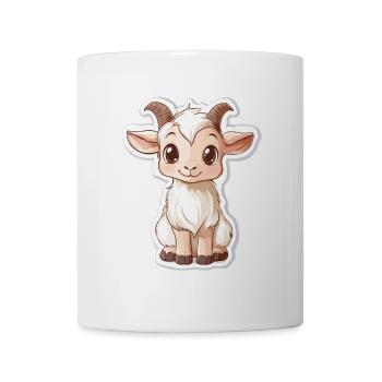 Chèvre - Mug blanc - blanc - Devant