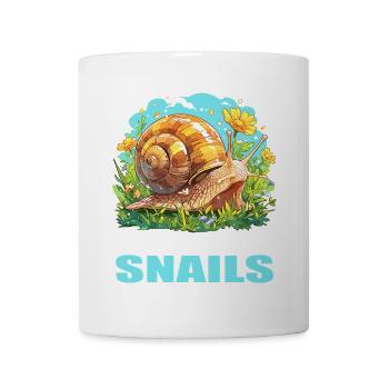Schnecken Schnecke - Tasse - Weiß - Vorne