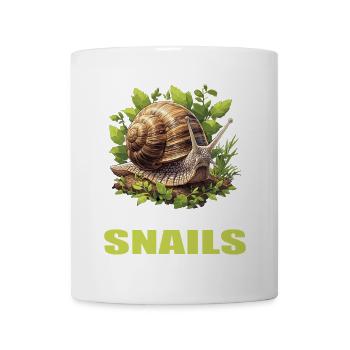 Schnecken Schnecke - Tasse - Weiß - Vorne