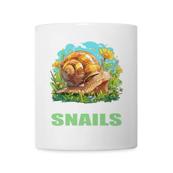 Schnecken Schnecke - Tasse - Weiß - Vorne