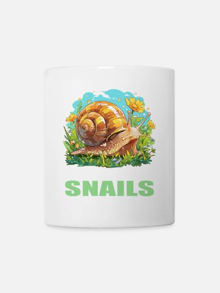 Schnecken Schnecke - Tasse - Weiß