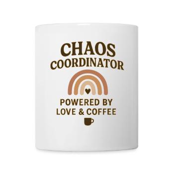 Chaos Coordinateur Maman Chemise Cadeau Café Amour - Mug blanc - blanc - Devant