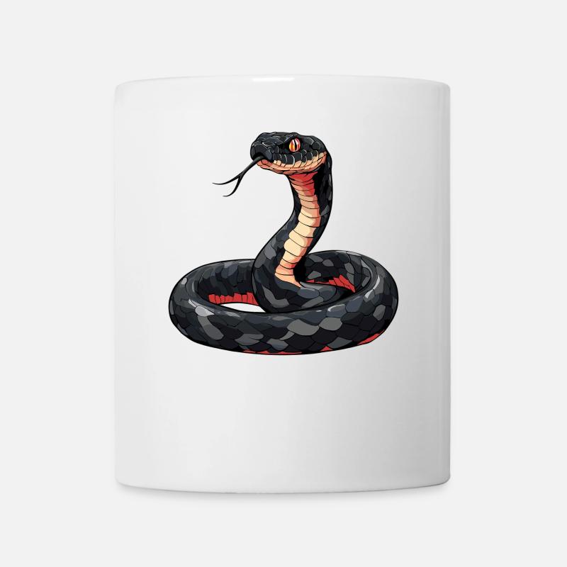 Schlangen Schlange - Tasse - Weiß