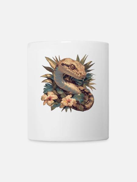 Schlangen Schlange - Tasse - Weiß