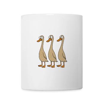 Funny Duck Duck Quack Is My Cardio - Mug - white - Front