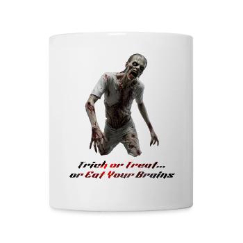 Terrifying Zombie Walker – Halloween Horror Design - Mug - white - Front