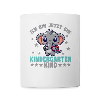 Kindergarten Elephant I'm Now A - Mug - white - Front