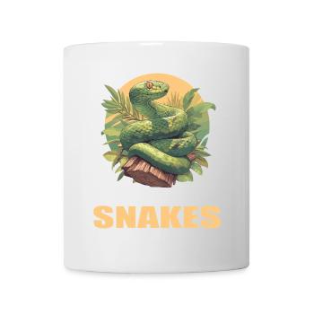 Snakes Snake - Mug - white - Front