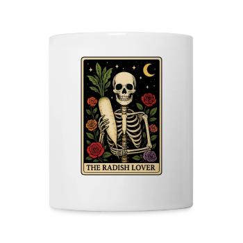 Tarot au radis - Mug blanc - blanc - Devant