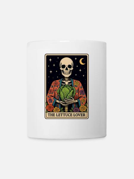 Salat Tarot - Tasse - Weiß