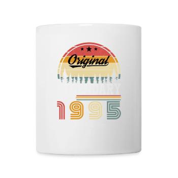 1995 Vintage Geboren 1995 Geburtstagsgeschenk - Tasse - Weiß - Vorne