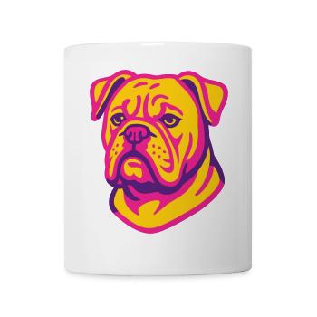 Portrait de chien boxeur - Mug blanc - blanc - Devant