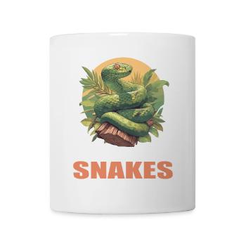 Snakes Snake - Mug - white - Front