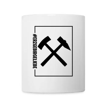 Erzgebirge Liebe Hashtag - Tasse - Weiß - Vorne
