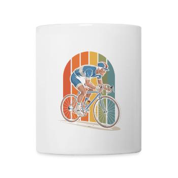Vintage Cycling Speed Graphic Tee - Mug - white - Front