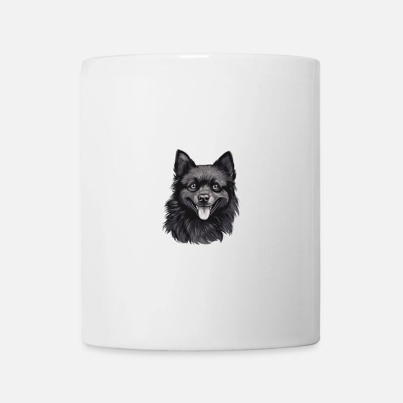 Mon Schipperke et moi parlons de vous - Mug blanc - blanc